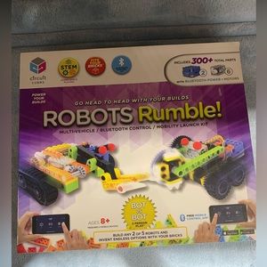UpCircuit Cubes Robots Rumble Kit – 2 Player Remote Control Robotics Kit